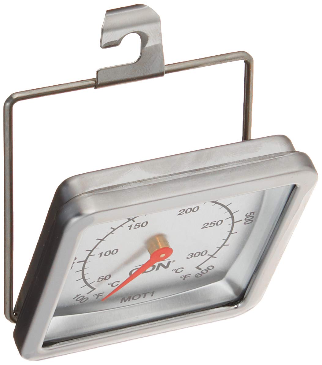 CDN MOT1 magnet mount on oven wall enables quick temperature checks.