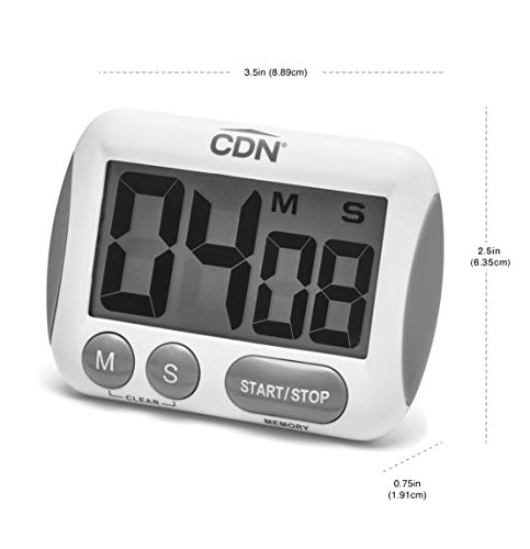 CDN TM15 compact timer designed for small kitchens and drawers.
