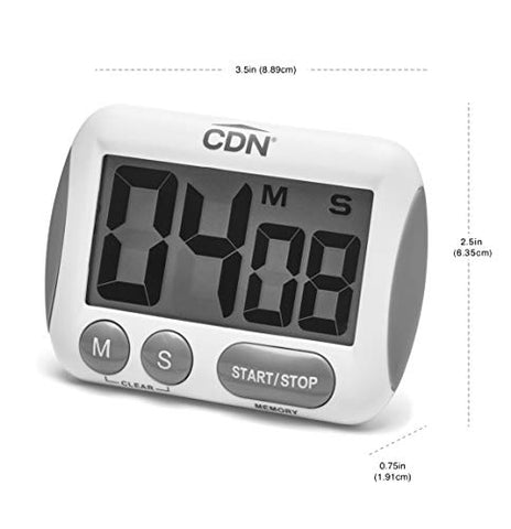 CDN TM15 compact timer designed for small kitchens and drawers.
