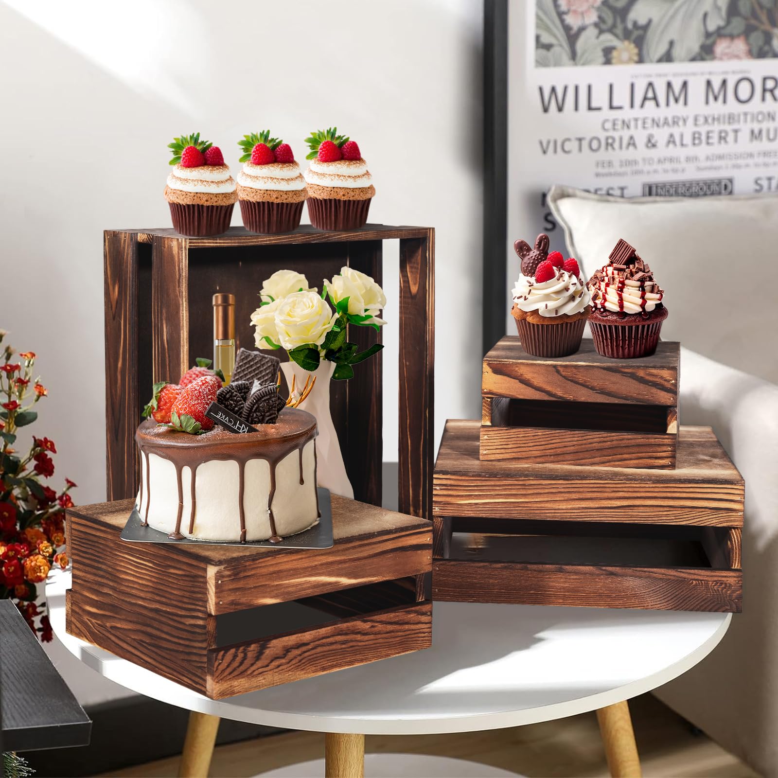 Cecnamt small buffet riser adds compact height for treats