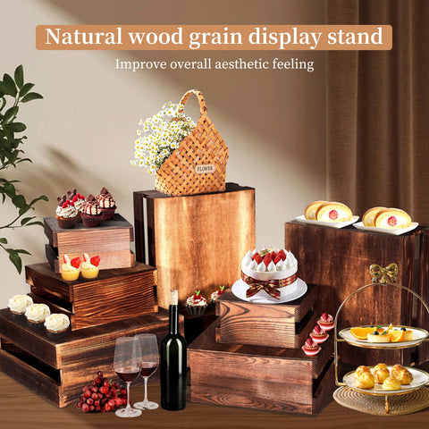 Cecnamt rustic dessert table setup for events