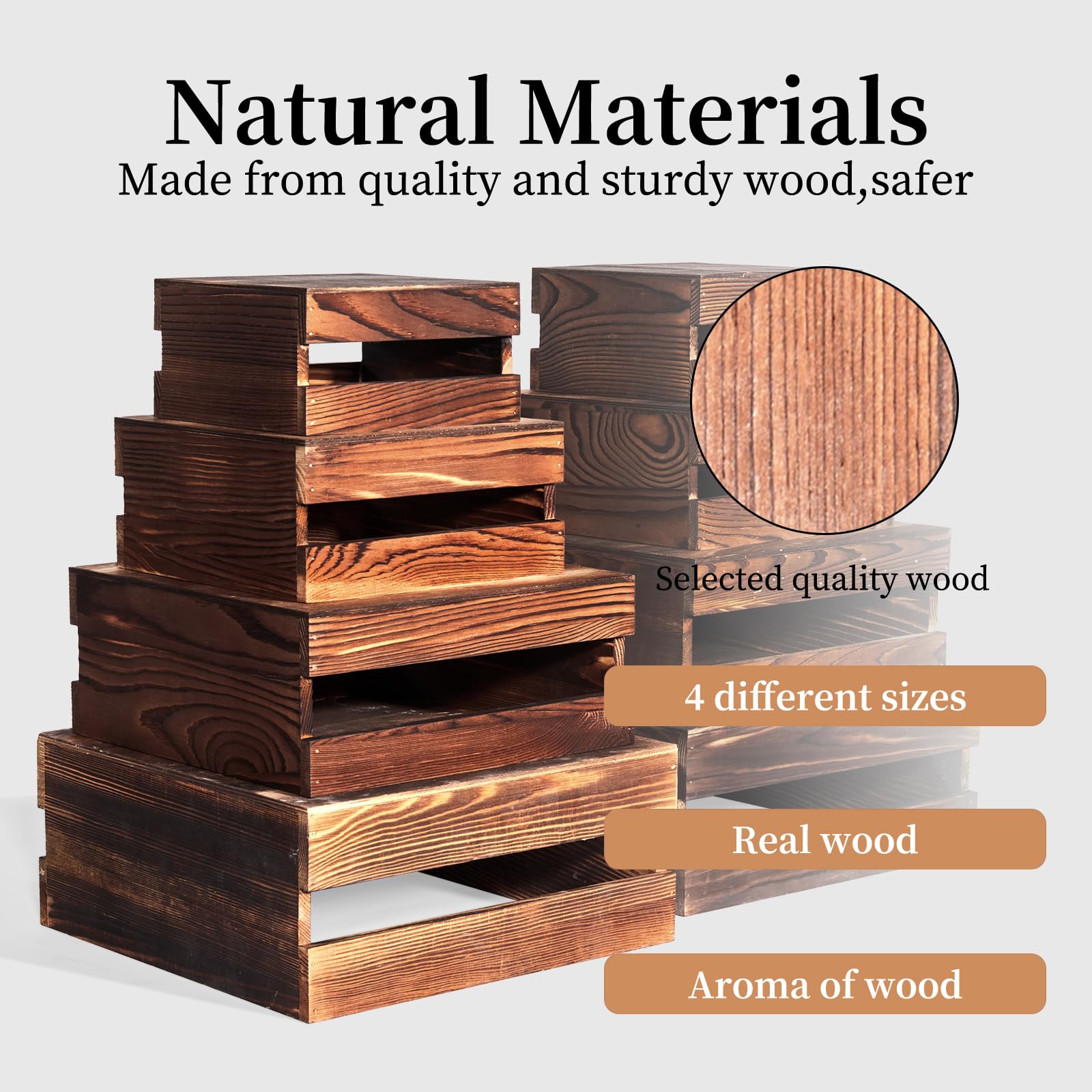 Cecnamt wood grain detail highlights natural finish and durability