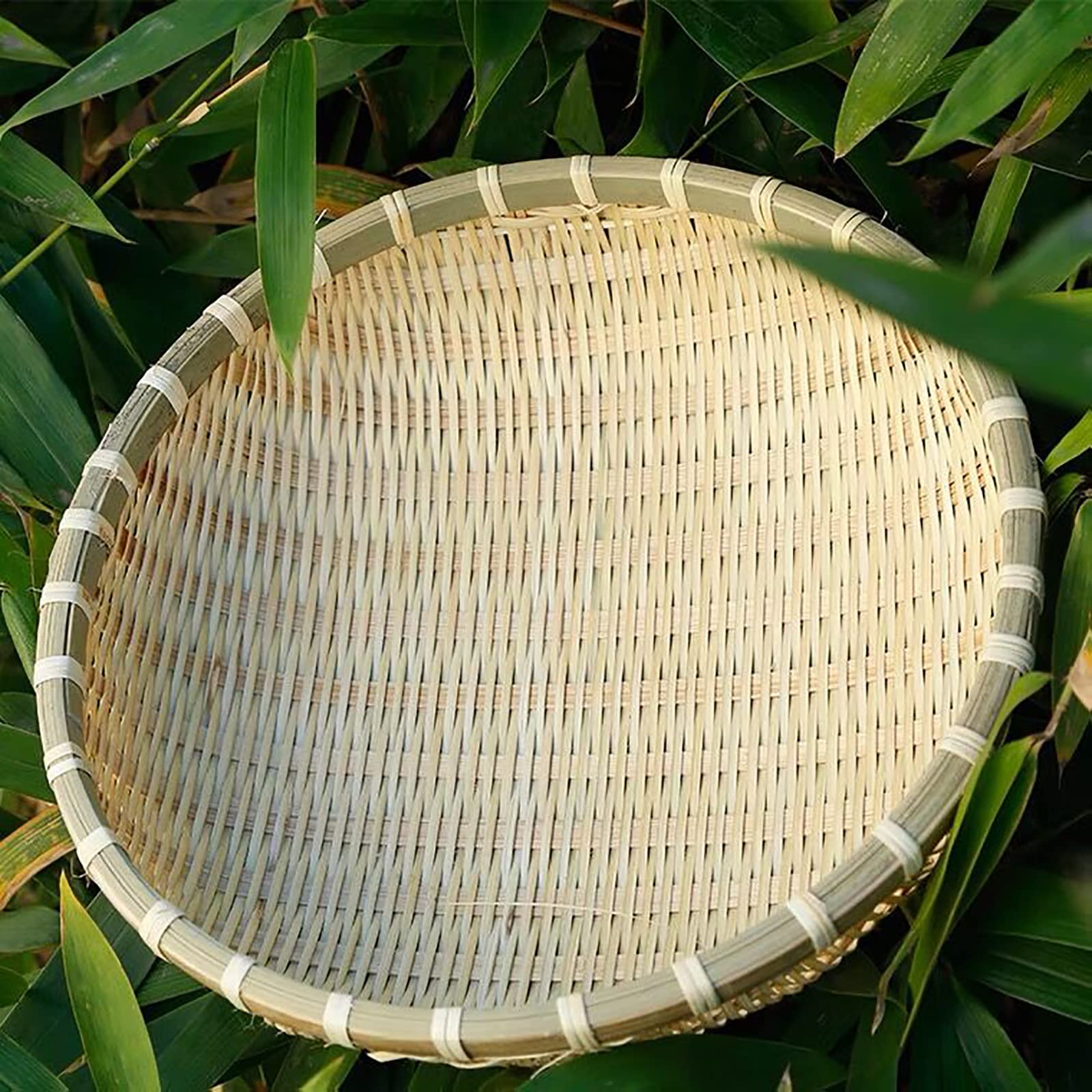 Cedilis artisan weave bread tray showcasing handcrafted detail