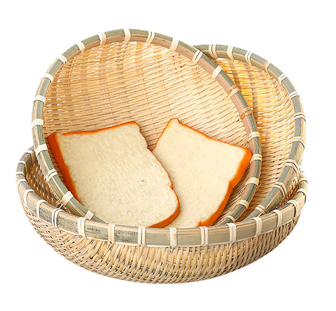Cedilis 10 inch bamboo tray in shallow design for easy fruit display