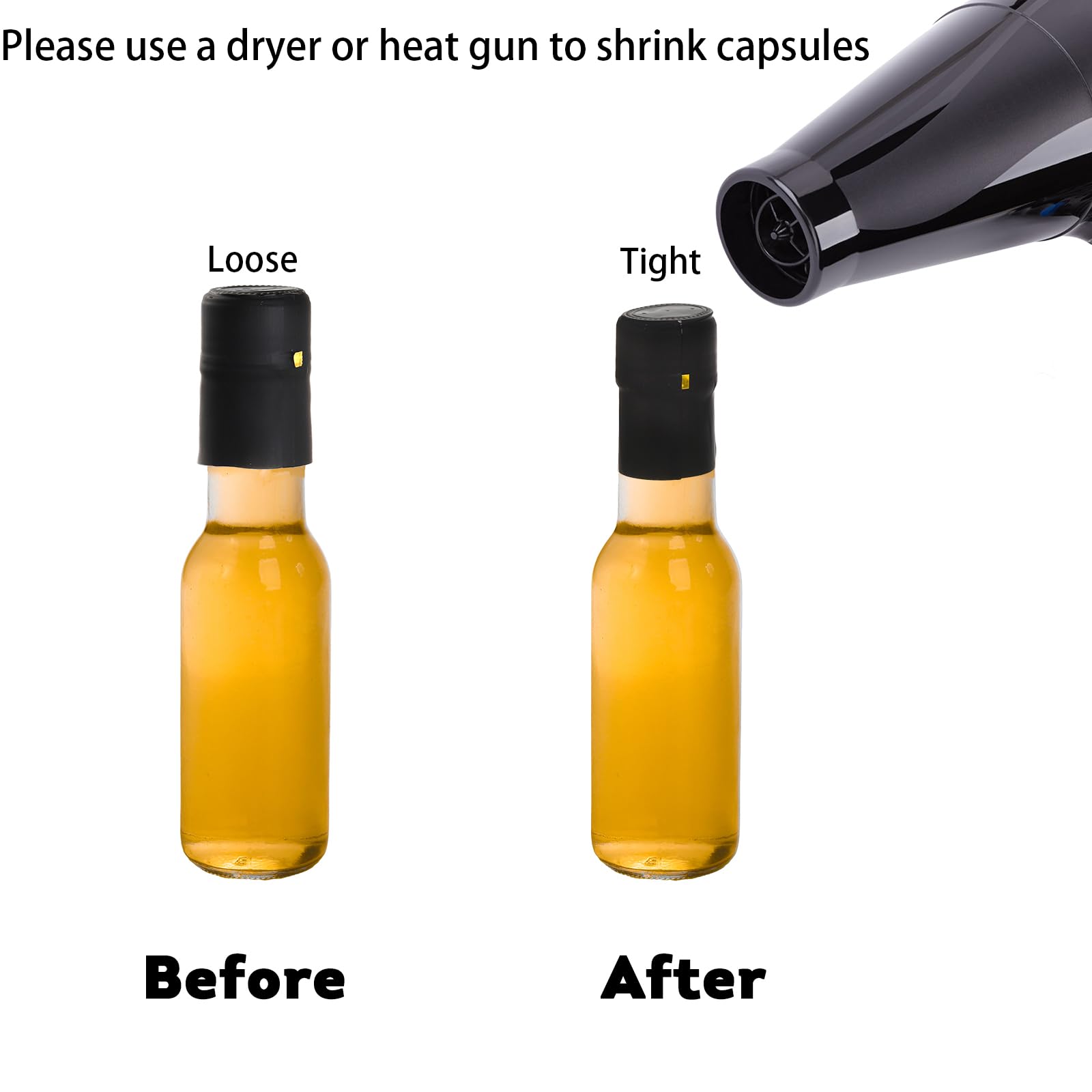 Cedilis clear glass bottle ready for hot sauce, dressing, or syrup.