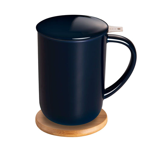 CEEFU porcelain tea mug with infuser for flavorful loose-leaf tea