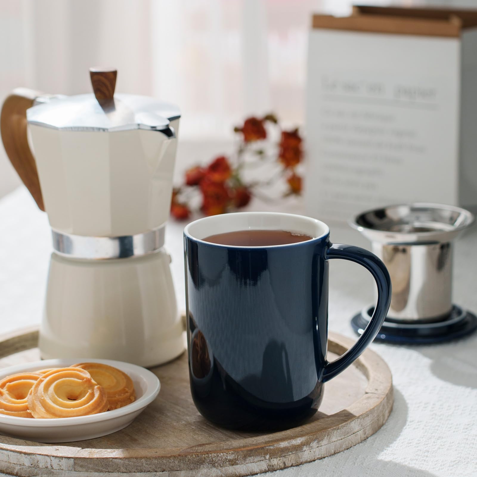CEEFU removable 304 stainless steel infuser for easy brewing