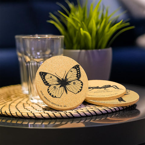 Cegkuc coasters for office desks provide stylish surface protection.