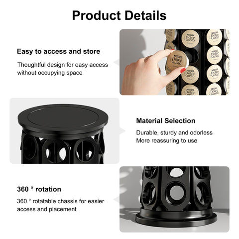 CEHNCEH black-kitchen-counter display complements modern kitchens