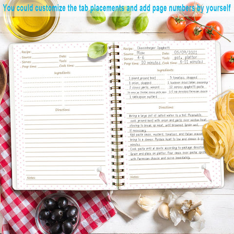 Ceiba Tree index pages aid quick reference while cooking.