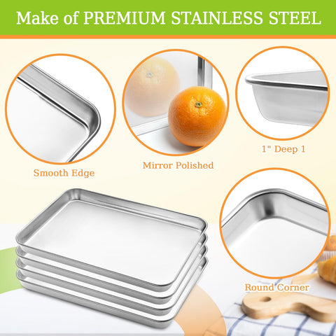 CEKEE baking sheet with smooth edges for safe handling.