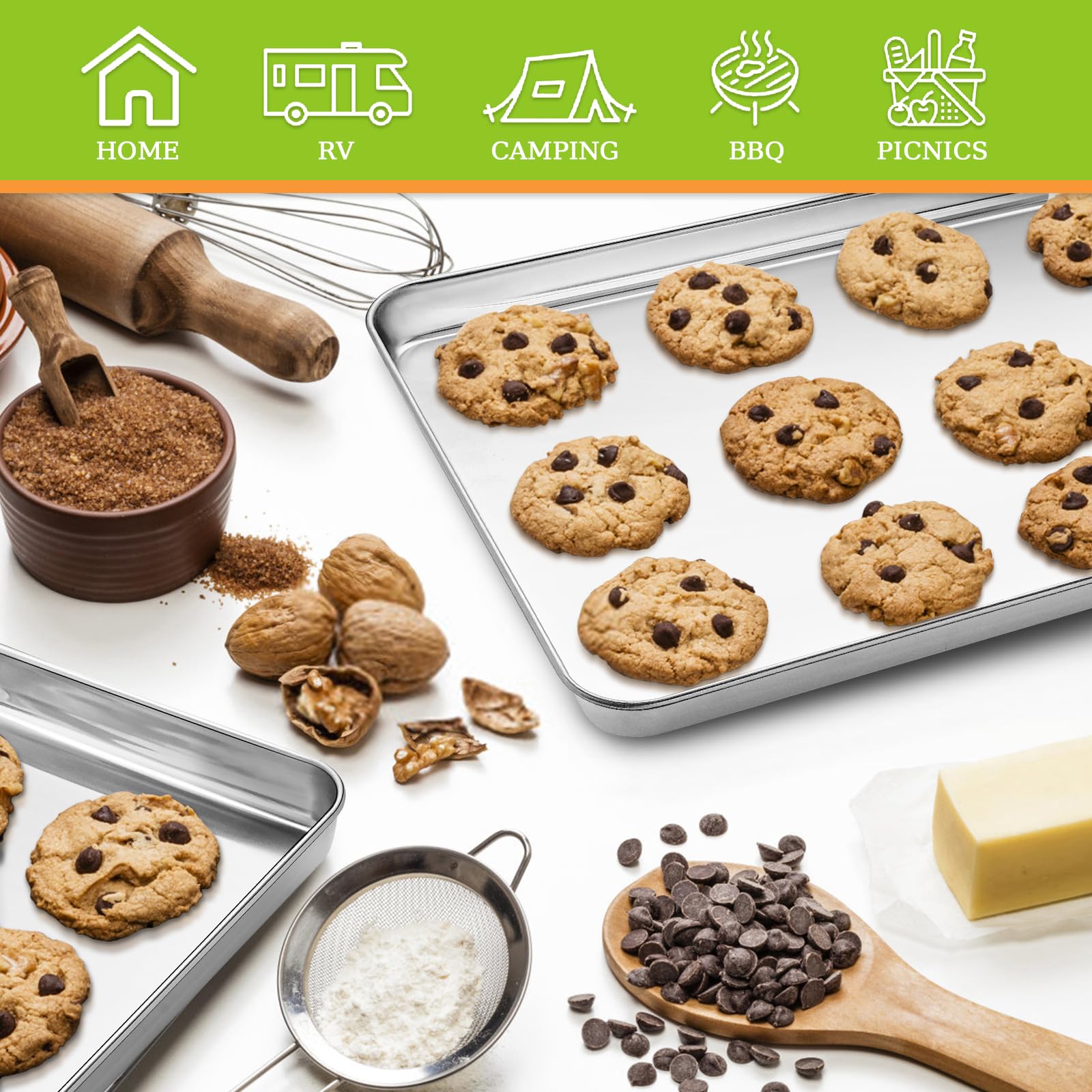 CEKEE dishwasher-safe bakeware simplifies cleaning after baking.