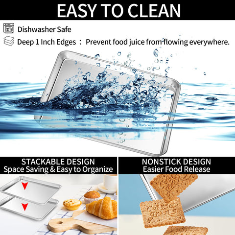 CEKEE dishwasher-safe baking pan for easy cleaning