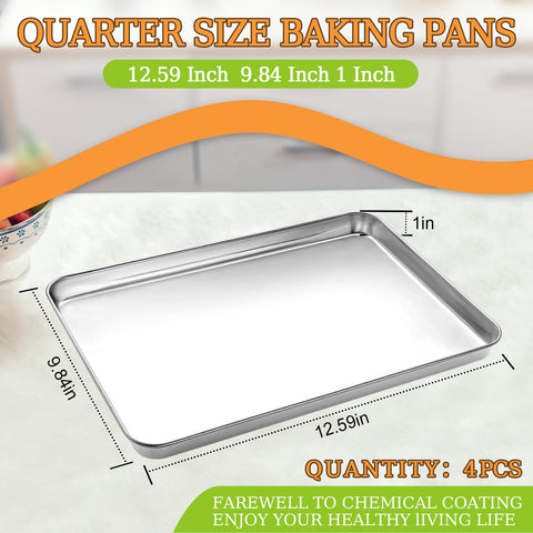 CEKEE stainless steel baking pans with mirror finish for easy release