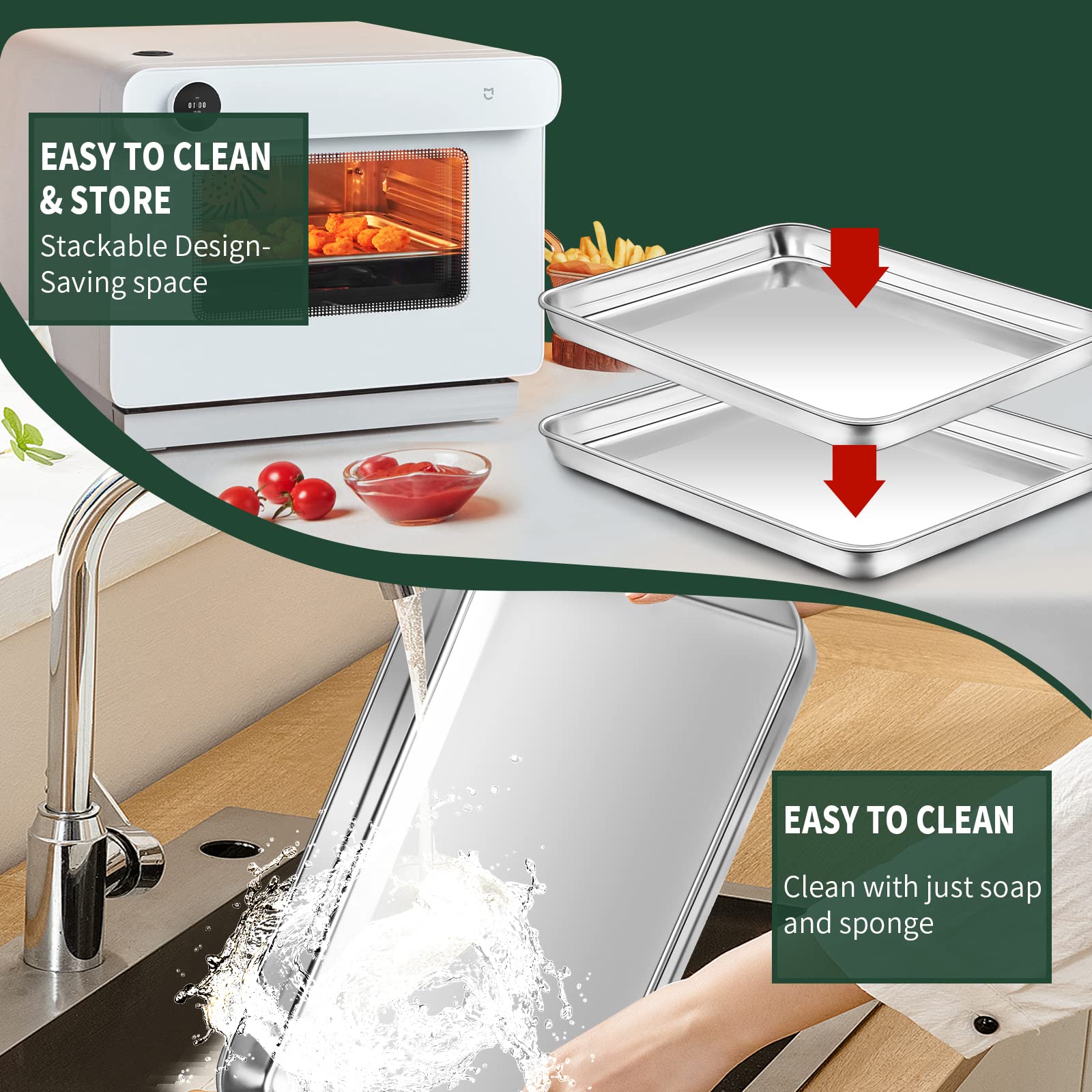 CEKEE toaster oven pan ideal for RVs