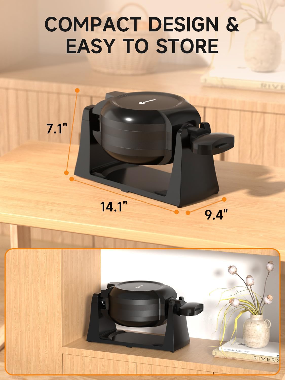 Celahapy 8-slice capacity helps feed a crowd efficiently.