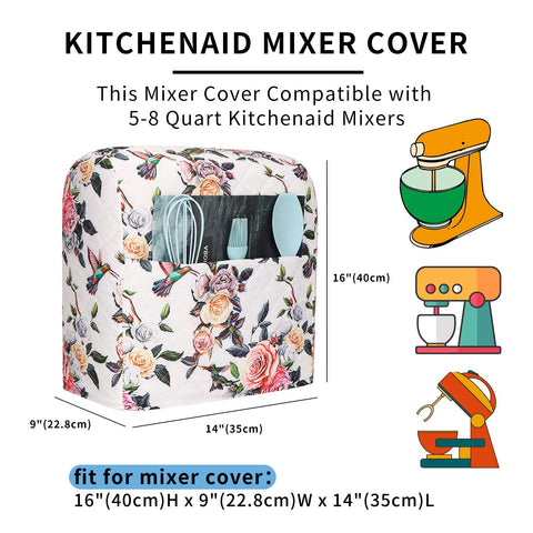CEMGYIUK waterproof quilted mixer cover protects against moisture and dust.