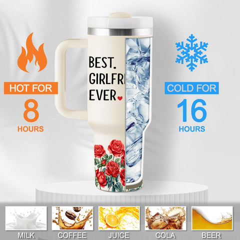 Slim base fits car cup holders for portable refreshment