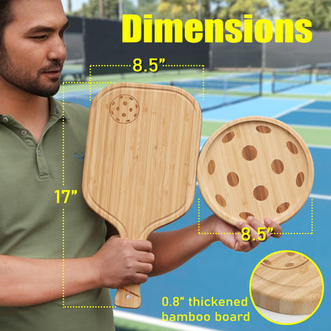 cenleoha durable bamboo top easy to clean after casual tastings and parties.