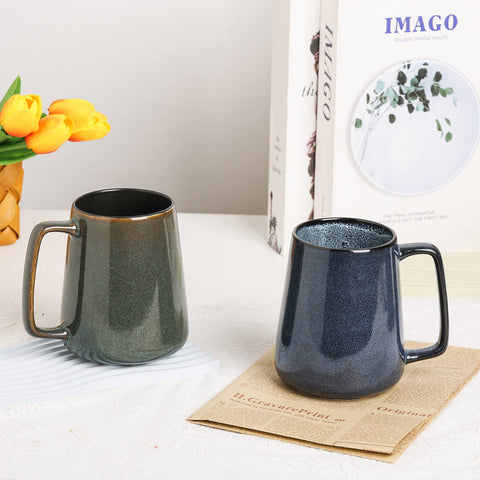 Ceraozmus 24oz mug microwave safe for quick reheats.