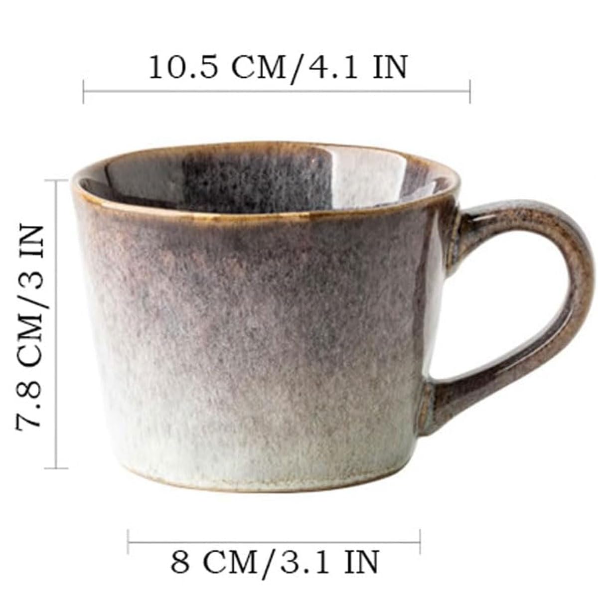 Ceraozmus retro glaze close-up showing unique color variation.