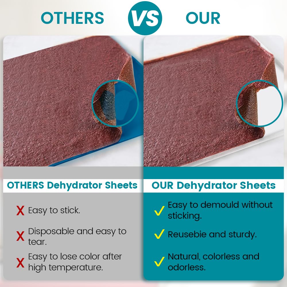 Cercker dehydrator trays are easy to clean and dishwasher-safe