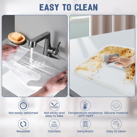 Cercker dehydrator trays set combines edge trays and mesh mats for versatile drying.