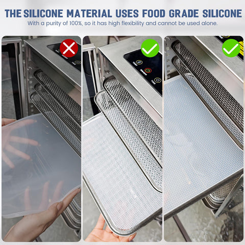 Cercker food-grade silicone is BPA-free and non-stick for easy release.