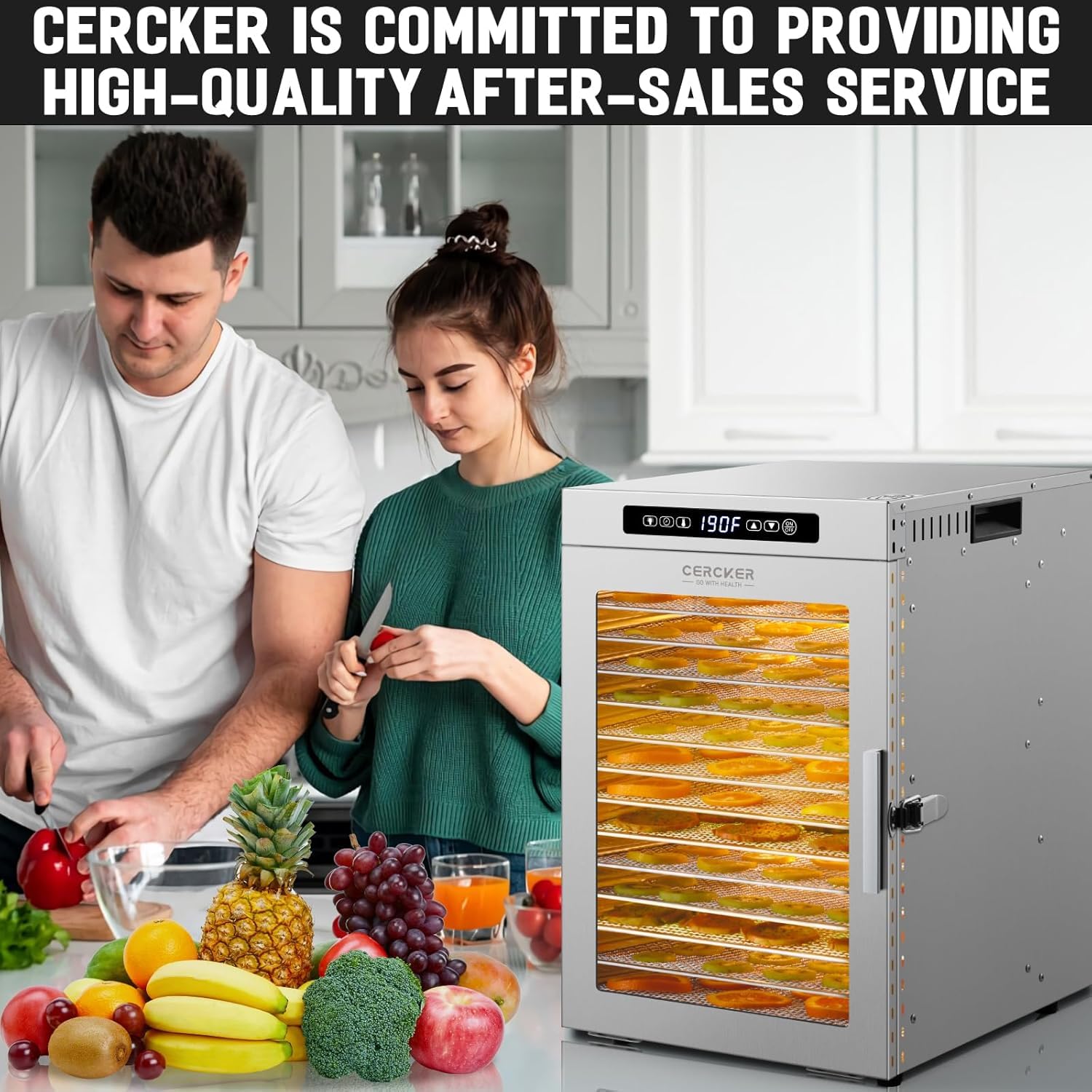 Cercker package includes accessories and a 3-year warranty