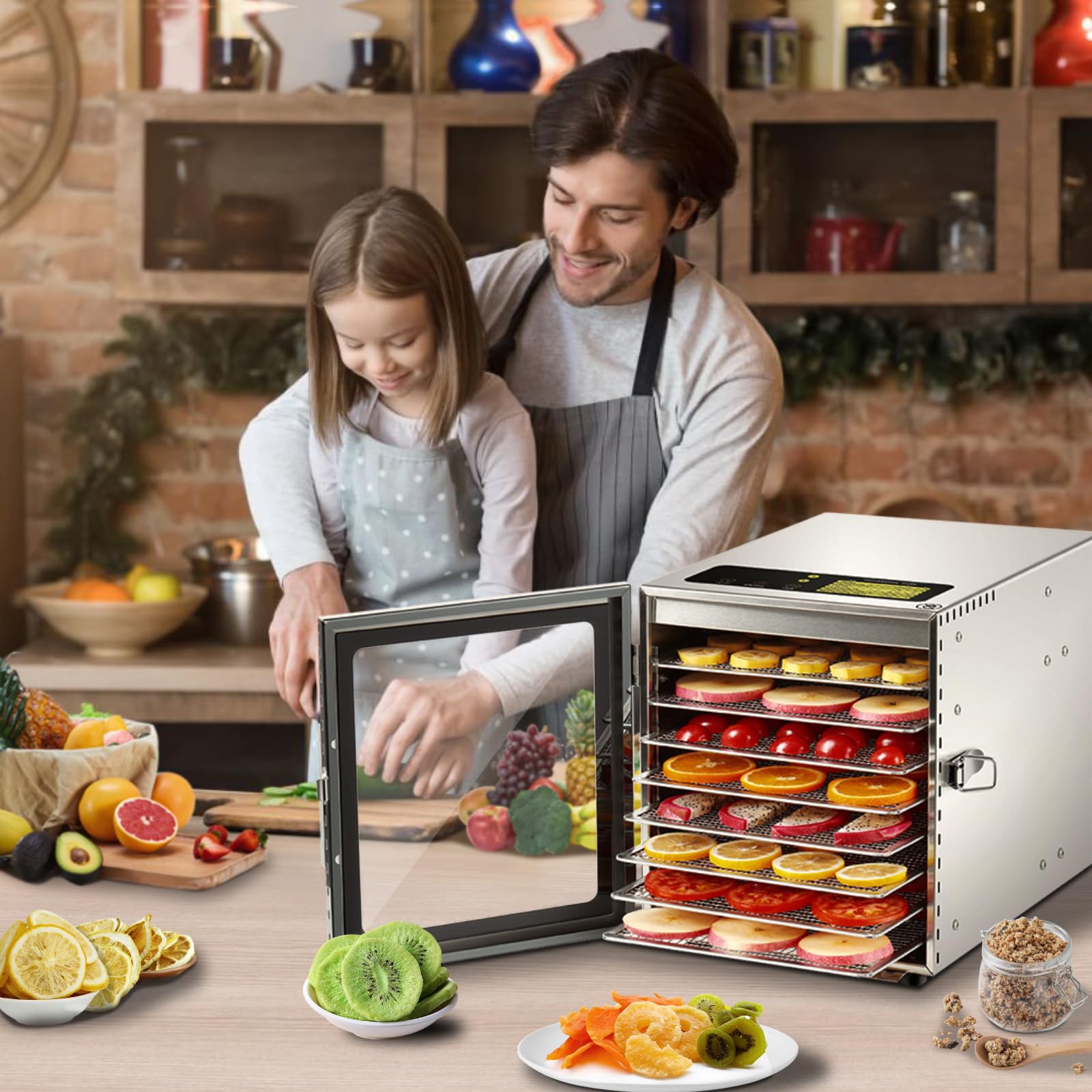 Cercker kitchen dehydrator 500W for versatile drying