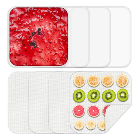 Cercker silicone dehydrator tray with edge ideal for liquids and easy containment.