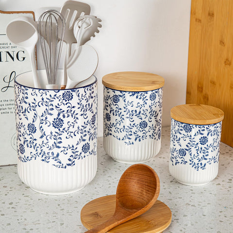 Cerkik blue canisters gift-ready packaging for holidays and housewarmings