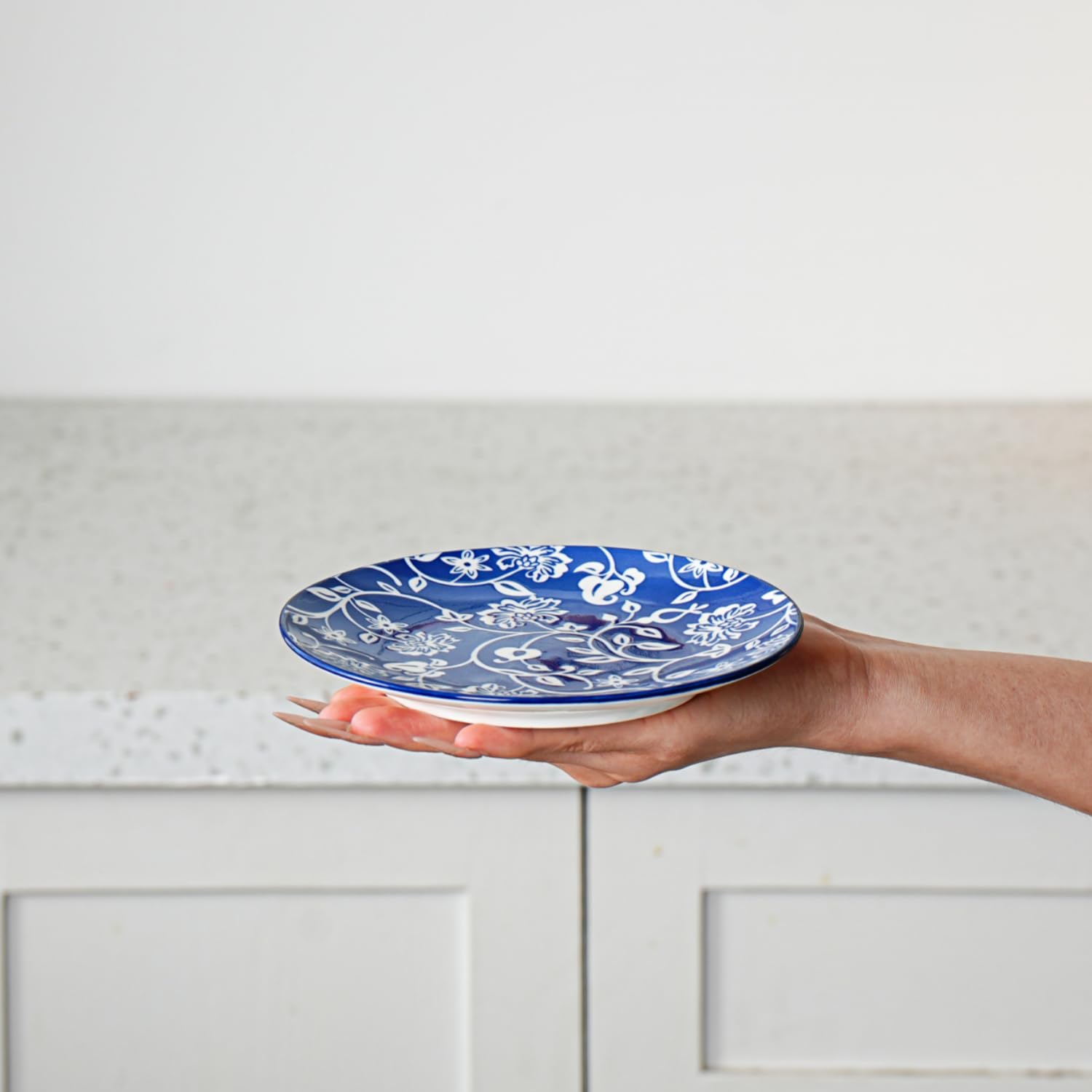 Cerkik ceramic mini-appetizer plate ideal for tapas and snacks