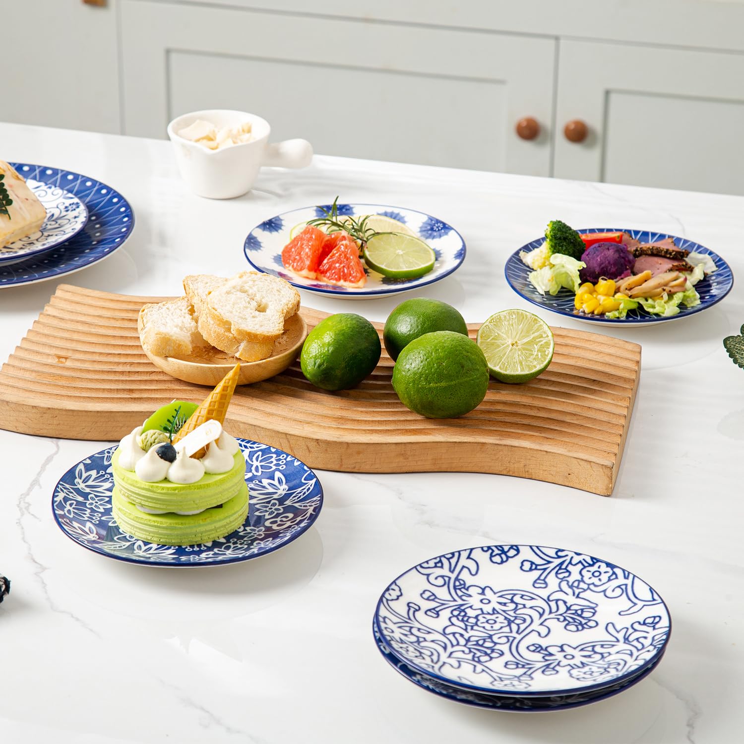 Cerkik fruit snack plate 6 inch enhances presentation