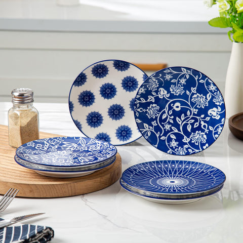 Cerkik versatile 6-inch plate for meals, snacks, or display