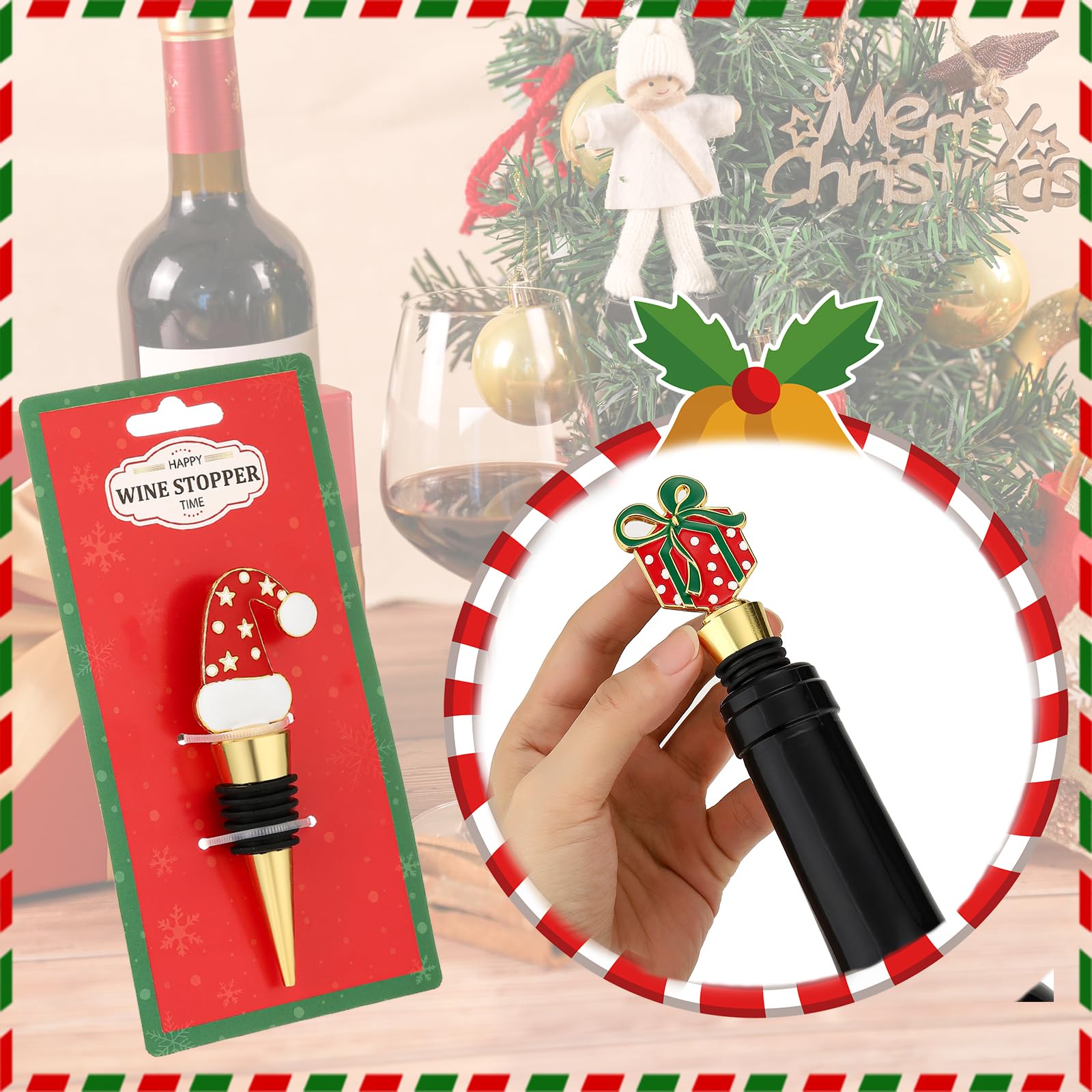 Cesdai gold bear stopper combines charm with reliable sealing for beverages