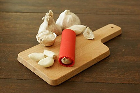 Cestari compact garlic peeler roller fits neatly in a drawer