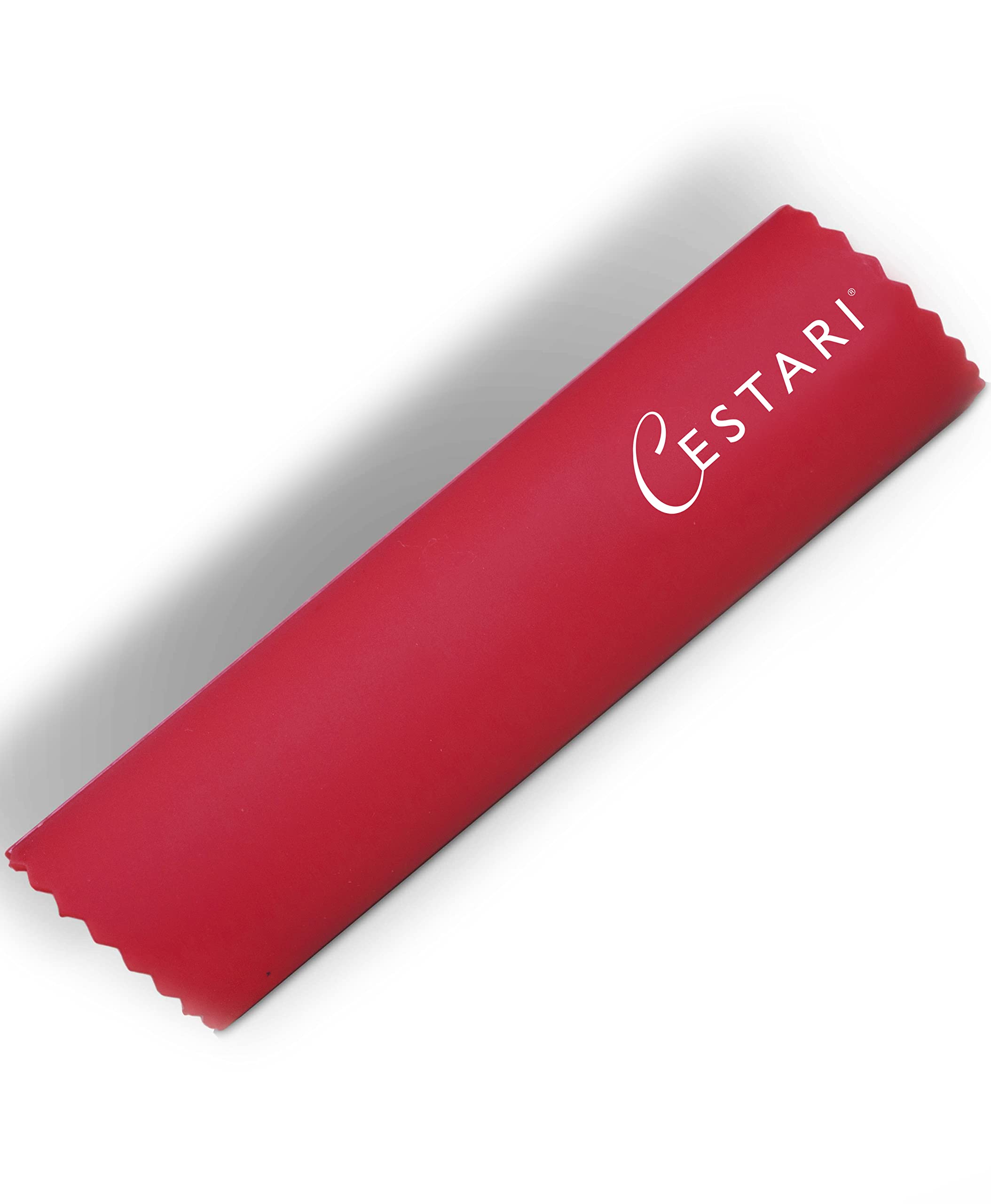 Cestari red silicone garlic peeler roller for quick, mess-free skin removal