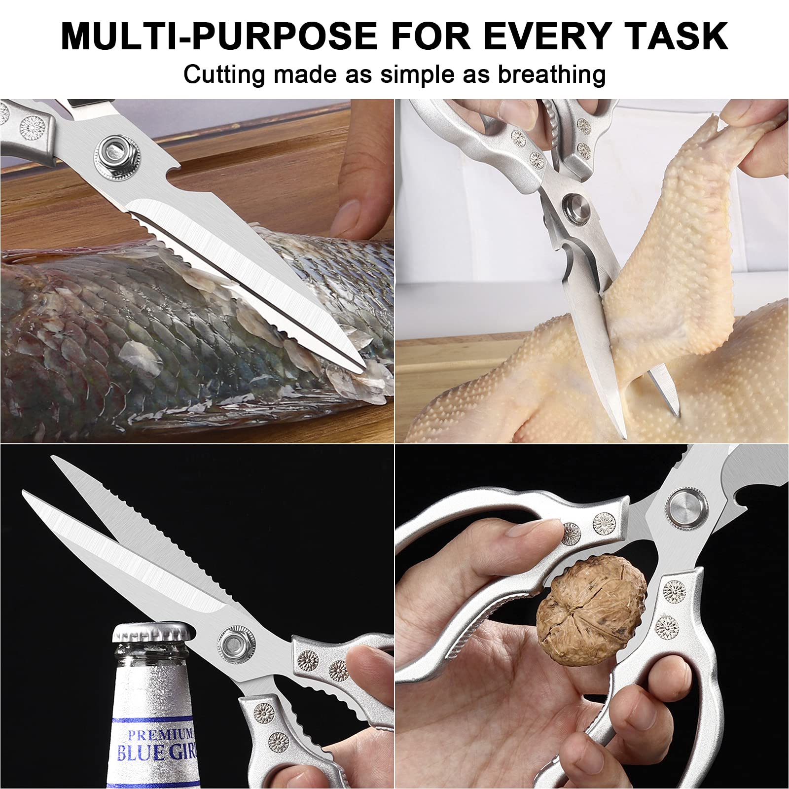CGBE fish and herb scissors help trim and slice