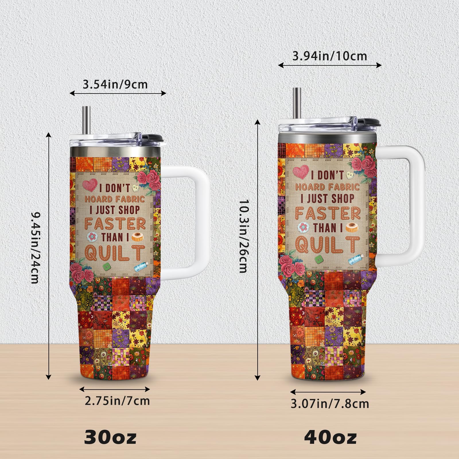 CGMIBAS sewing tumbler comfort handle aids easy transport.