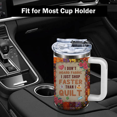 CGMIBAS sewing tumbler leak-proof lid keeps fabrics and machines safe.