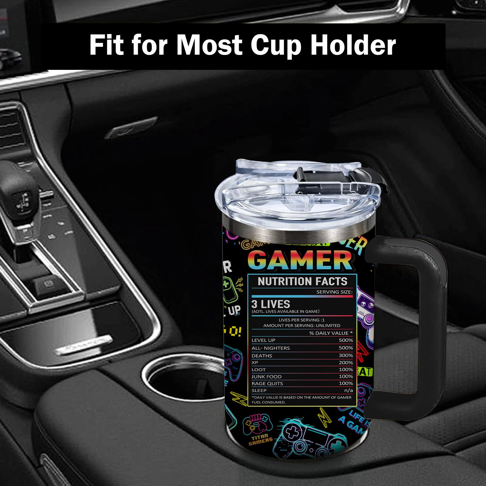 CGMIBAS 40oz tumbler gift idea perfect for gamers and teens