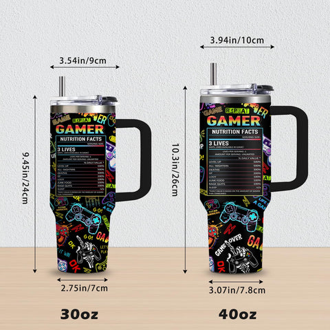 CGMIBAS 40oz tumbler leak-proof lid prevents spills during gameplay