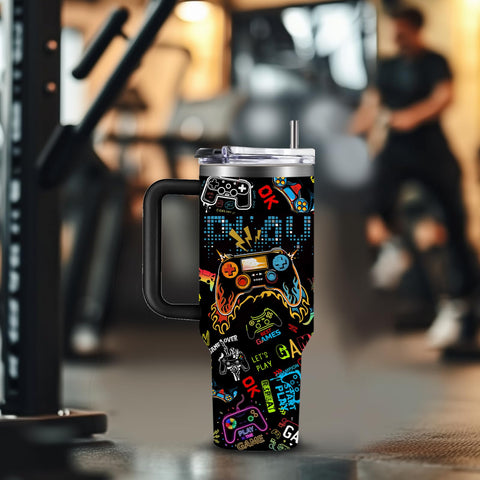 CGMIBAS 40oz tumbler wide mouth allows easy cleaning and refills