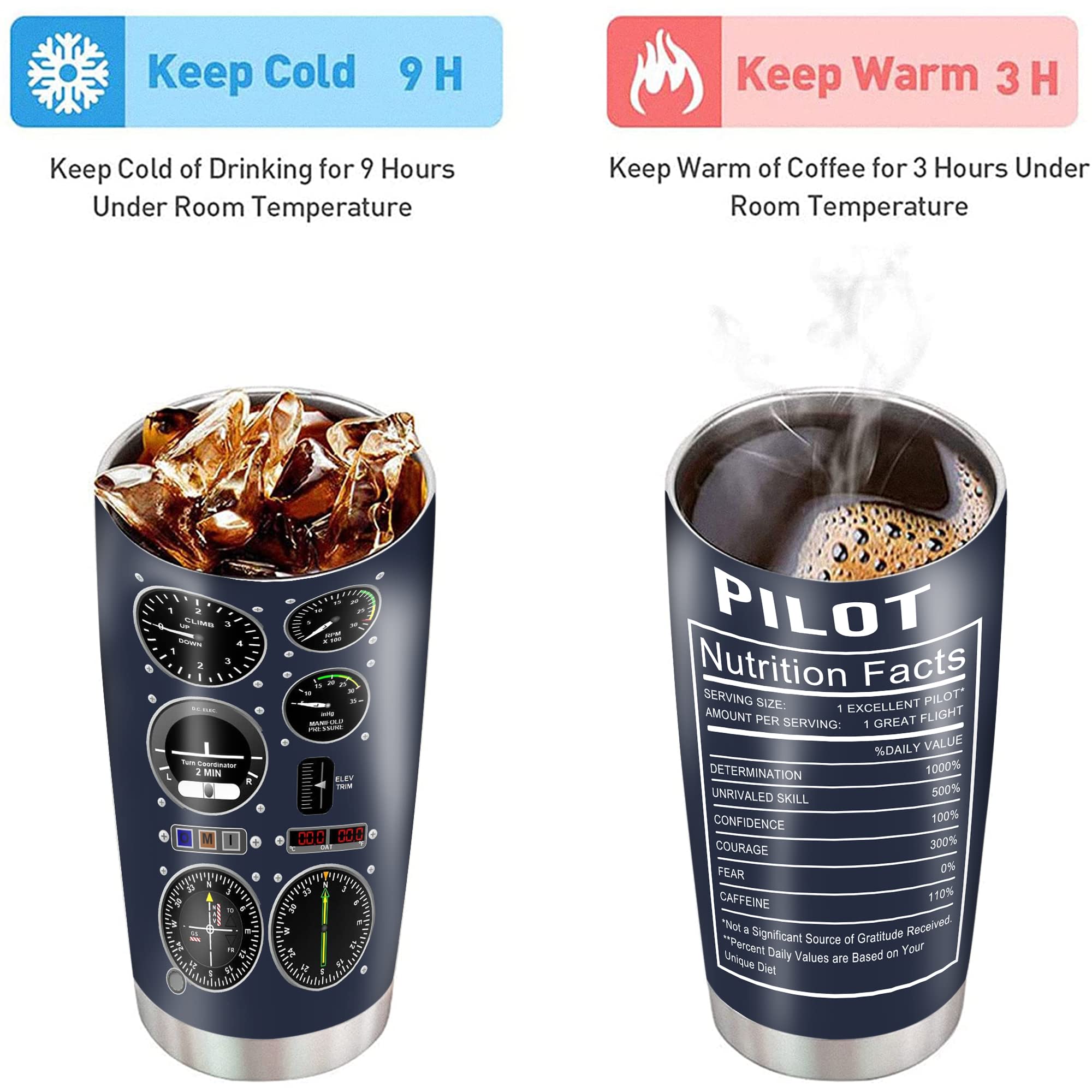 CGMIBAS BPA-free stainless steel design preserves flavor during sipping