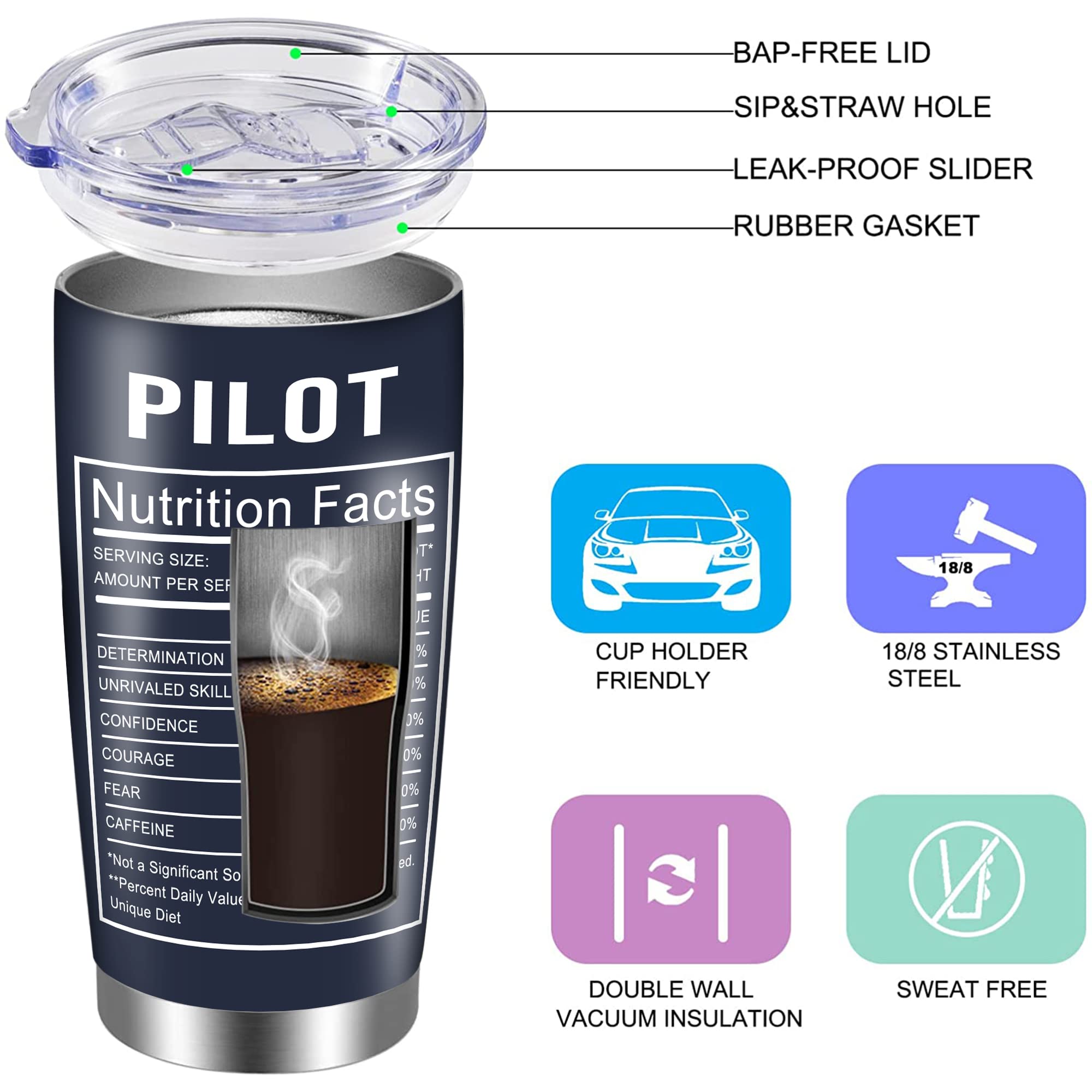 CGMIBAS car-cup-holder-friendly tumbler fits most cars, ideal for commutes