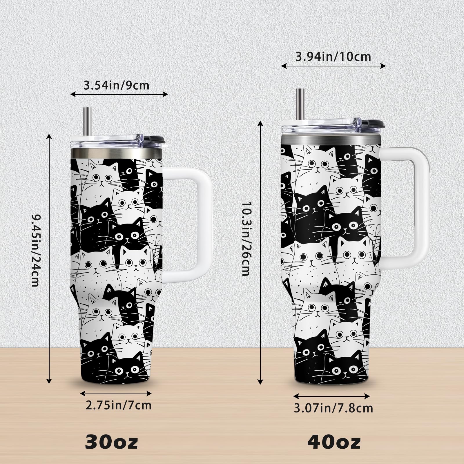 CGMIBAS large-capacity insulated mug keeps beverages at the desired temperature