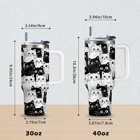 CGMIBAS large-capacity insulated mug keeps beverages at the desired temperature