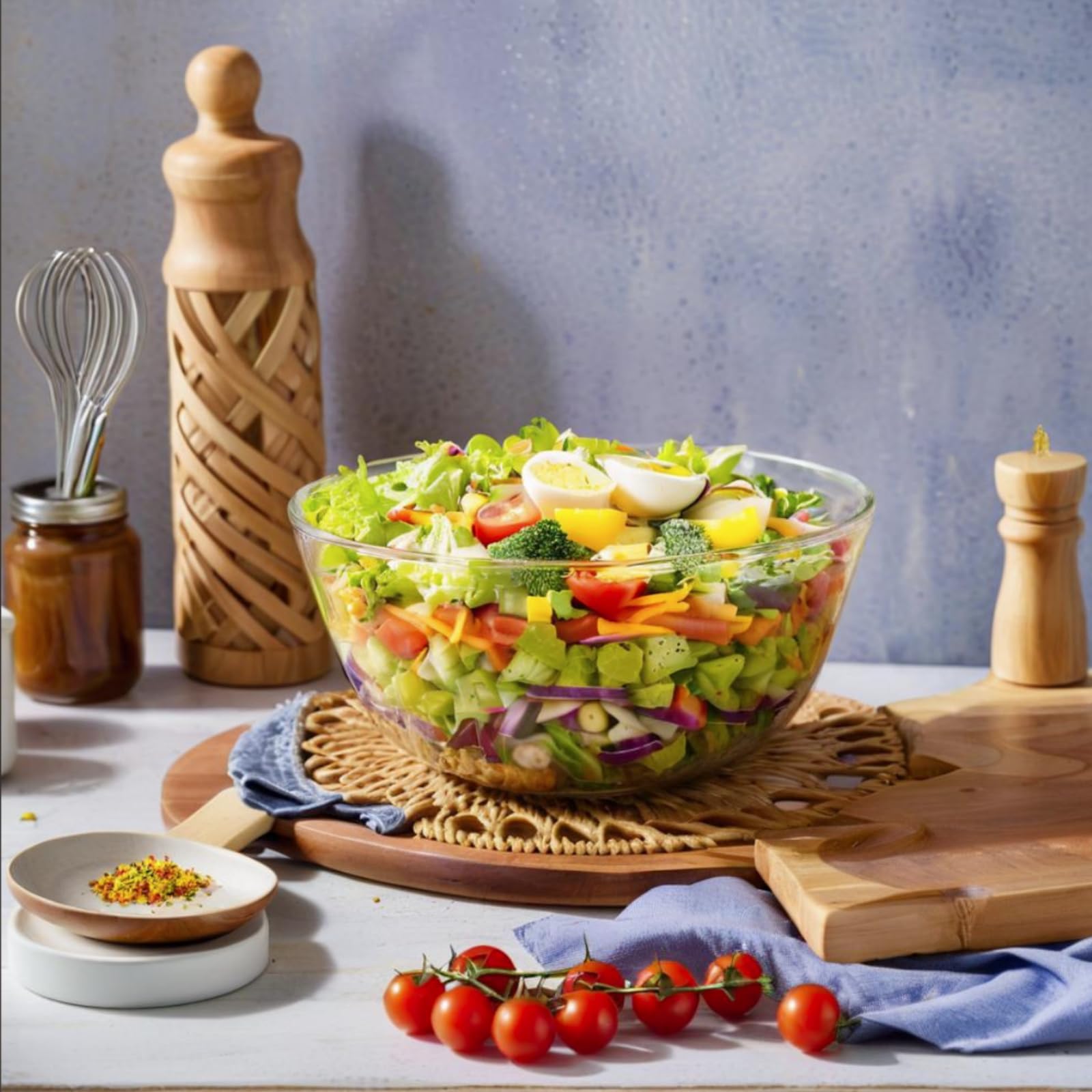 CGNWEEPS airtight lid provides stackable, space-saving storage.