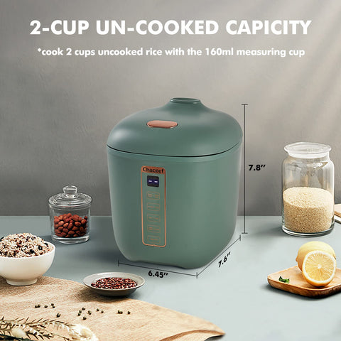 CHACEEF mini rice cooker 6 cooking functions for versatile one-pot meals